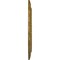 Ekena Millwork Claremont Ceiling Medallion (Fits Canopies up to 5 5/8"), Hand-Painted Gold, 9"OD x 4 1/2"ID x 1/2"P CM09CLGLS - alternate 3